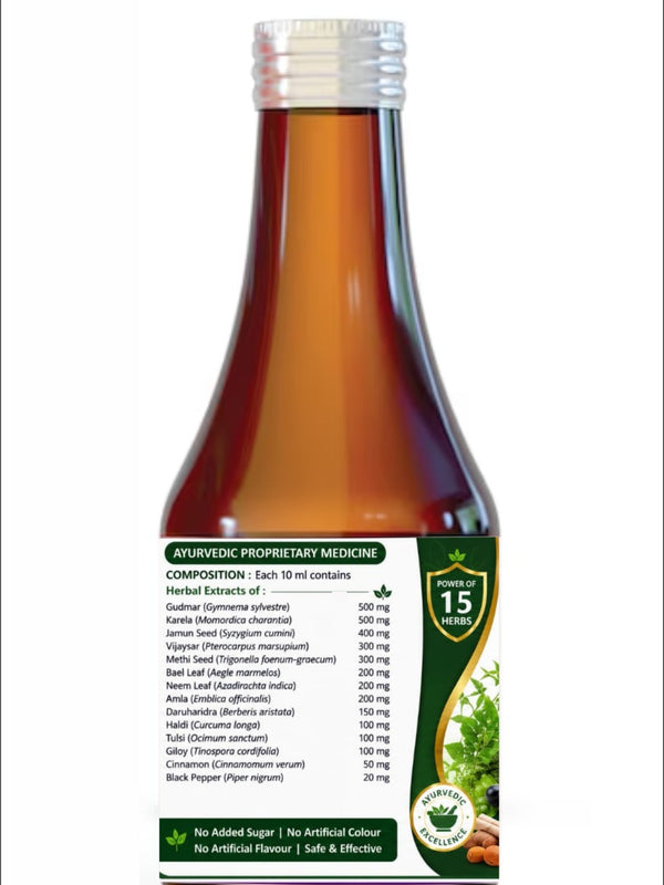Glycobalance Ayurvedic Herbal Wellness Syrup