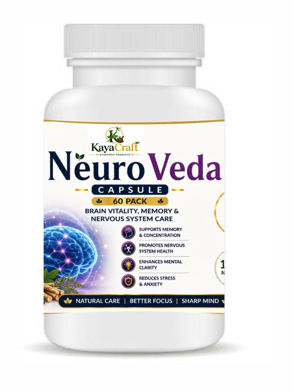 Neuroveda Ayurvedic Supplement for Brain & Mental Wellness