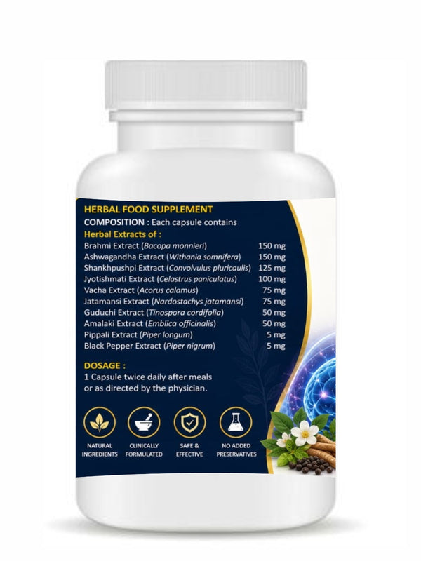 Neuroveda Ayurvedic Supplement for Brain & Mental Wellness